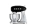 SMEG Batidora amasadora SMF01BLEU, 800 W, Acero Inoxidable, 10 Velocidades, Negro