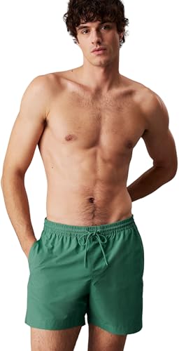 Calvin Klein Medium Drawstring Lv00N61109 Short de Bain, Green (Wild Green), M Men's