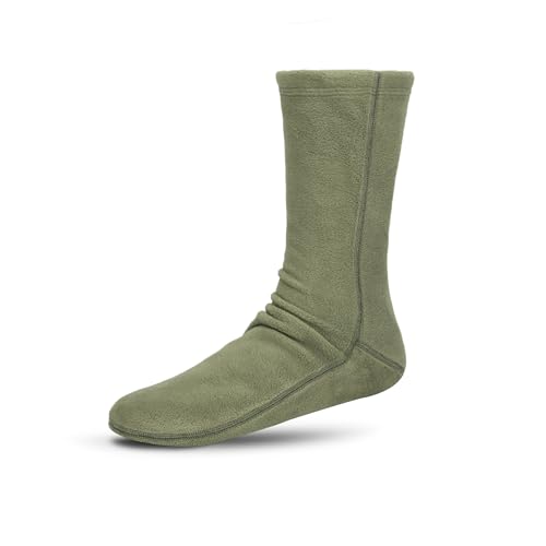 Image of Acorn Mens and Womens Versafit Fleece Sock: Super Soft & Ultra-Warm, Mid-Calf Height, Flat-Flock Seams