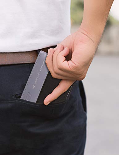 Skechers Men's Slimfold Canvas Vegan Leather RFID Wallet, Black Zig Zag, One Size4