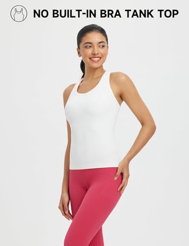 baleaf Women's Racerback Workout Tank Tops Racer Back Yoga Gym Athletic Running Sleeveless Shirts Camisole2