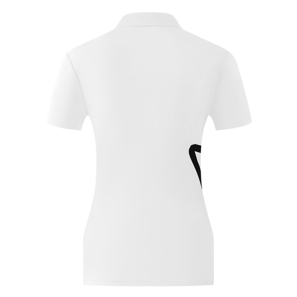 Camicie da Golf da Donna Polo a Manica Corta da Allenamento Estivo Casual ad Asciugatura Rapida Moda Tennis Running T-Shir