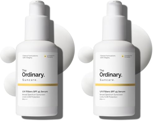 Image of The Ordinary UV Filters SPF 45 Serum Sunscreen for Face, Lightweight Hydrating Broad-Spectrum Sunscreen, UVA /UVB Protection, Non-Comedogenic, No White Cast, 2 Fl Oz