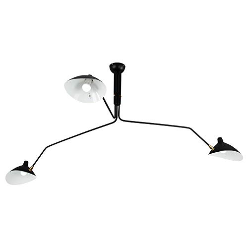 Chandelier de table à manger style rétro pour éclairage chaleureux de salon
