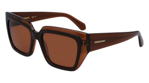 Sunglasses SF 2002 S 233 Transparent Brown/Brown, 55/18/140