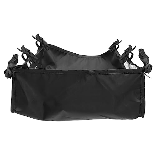 SUPVOX Stroller Organizer Bag Storage Pouch for Nappies and Capacity Under Stroller Basket for Shopping and Outdoor Activities