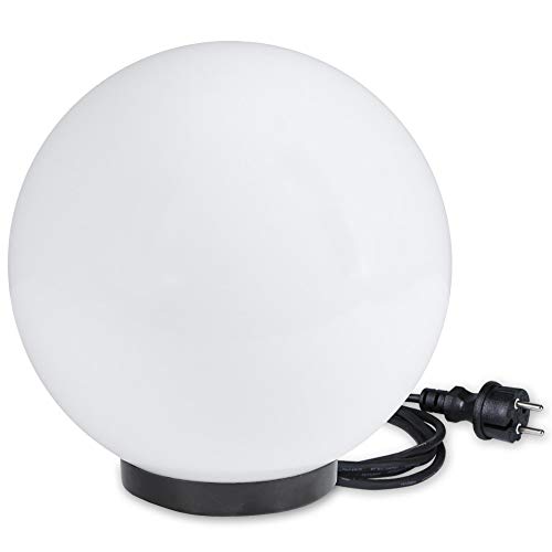 Kugelleuchte inkl. 3m Anschlußkabel Ø 40cm Kugellampe Gartenleuchten...