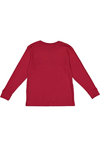 Image of LAT Youth 100% Cotton Jersey Crew Neck Long Sleeve Tee (6201)