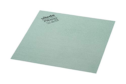 Vileda - Paño de Microfibra pvam icro (38 x 35 cm), Color Verde VE = 5 Unidades