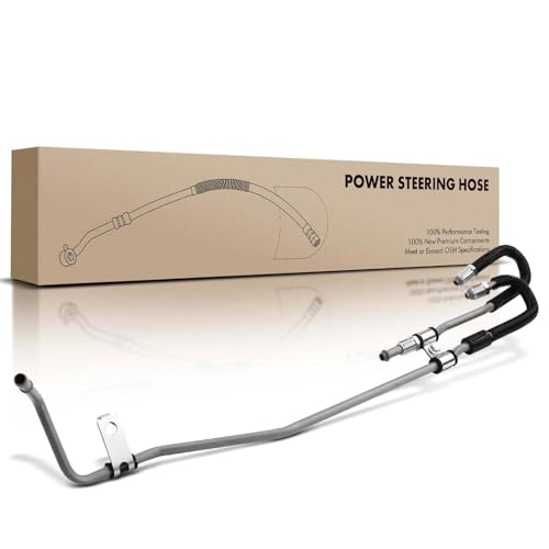 A-Premium Power Steering Pressure and Return Hose Line Assembly Compatible with Lexus ES300 1992-2001 & Toyota Avalon 1995-2004, Camry 1992-2001, Solara, V6 3.0L, Pump to Rack/Gear to Reservoir/Cooler
