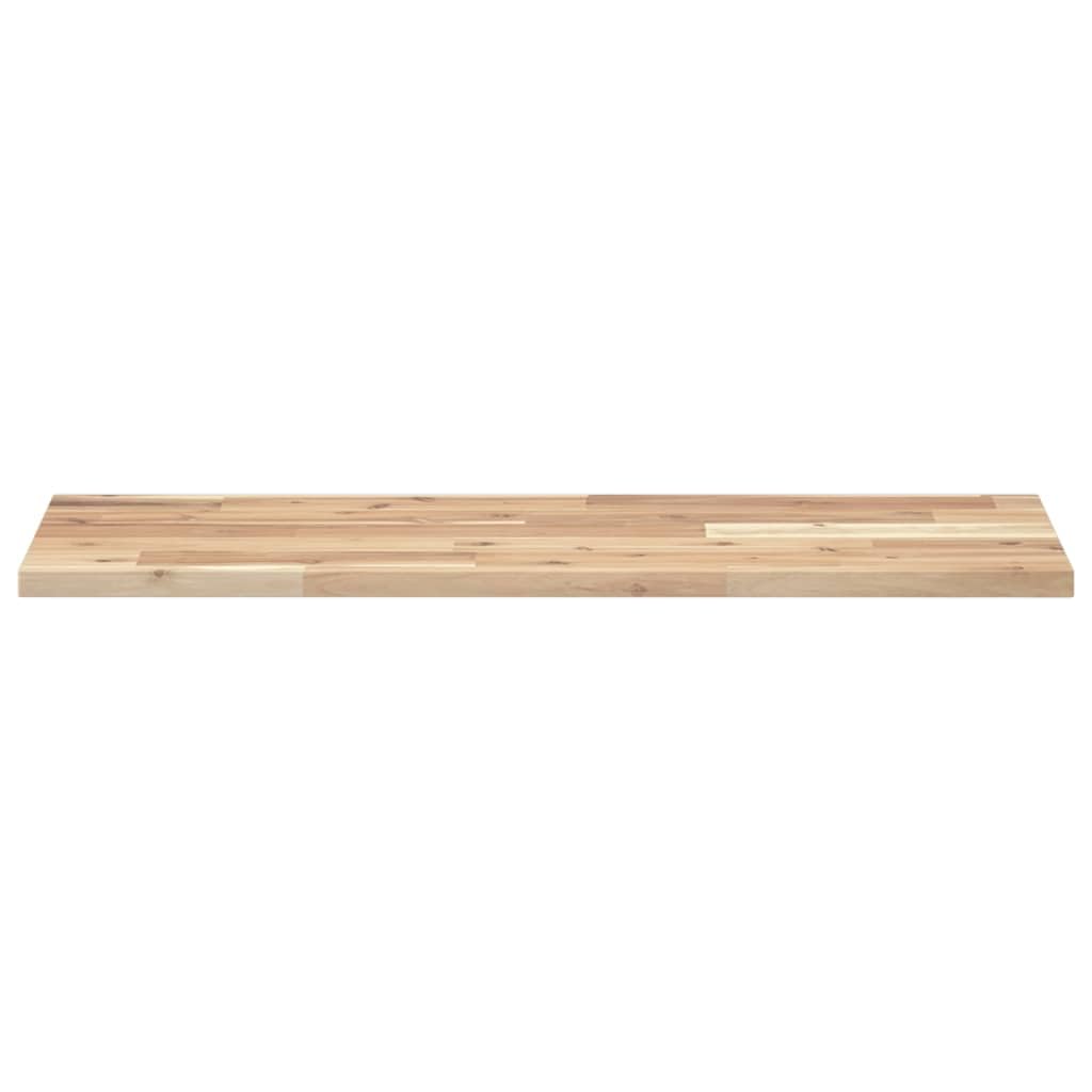 Schweberegale aus massivem Akazienholz 3 Stück 100x30x2 cm Unbehandeltes Holz für individuelle Gestaltung Stabiles Wandregal für Wohnzimmer Küche und Bad
