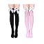 2 Pack-black Pink Gradient Satin Bow