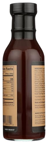 TRIPLE CROWN BBQ Organic Black Garlic BBQ Sauce, 14 OZ