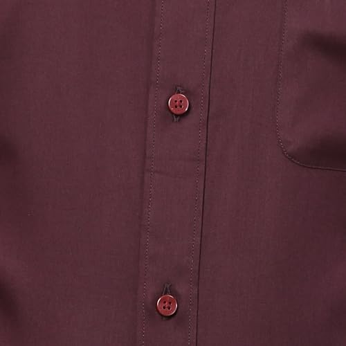 Image of Raymond Men Cotton Slim Fit Solid Pattern Semi Cut Away Collar Formal Shirt