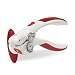 ZYLISS Lock N' Lift Manual Can Opener with Lid Lifter Magnet, Red