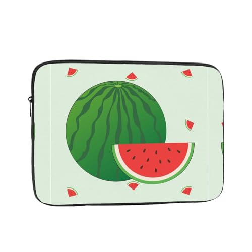 Cartoon Watermelon Laptop Sleeve Case 13 Inch Suitable for Notebook Computer Tablet Traveling Carrying Simple Case