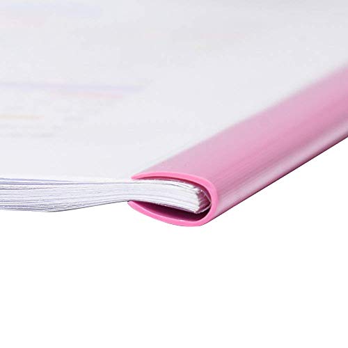 STAPENS-Report-Covers-with-Sliding-Bar-Clear-Paper-Protector-Sleeves-122-x-85-Inch-10-PCs