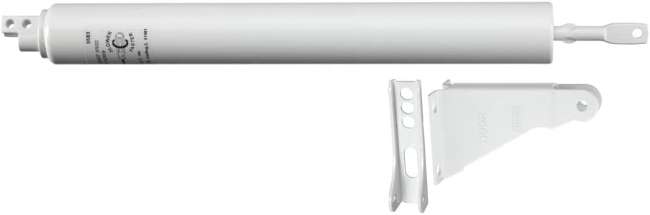 National Hardware N213-249 Posi-Glide® Door Closer in White
