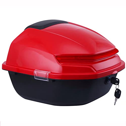 Coffre de moto top case de rangement bagages avec clés - 2