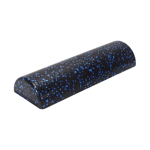 FxaumsGxuk Rouleau de fascia pour le dos, demi rouleau d'exercice en mousse pour le dos – Outil de récupération musculaire haute densité pour l'entraînement d'équilibre, la relaxation, les débutants