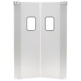 Kratos Double Traffic Door, 9'x14' Windows, Fits Door Opening 60' Wx84 H (28W-254)