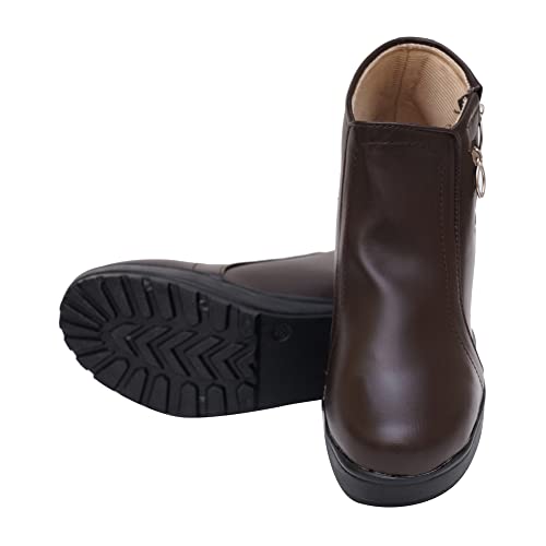 XE Looks brown faux leather boots – image 7