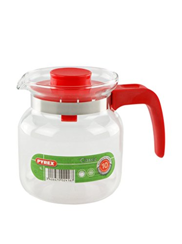 Lavabile in lavastoviglie International Cookware PYREX 711A Bricco, Vetro, Trasparente, 21 x 21 x 3.6 cm