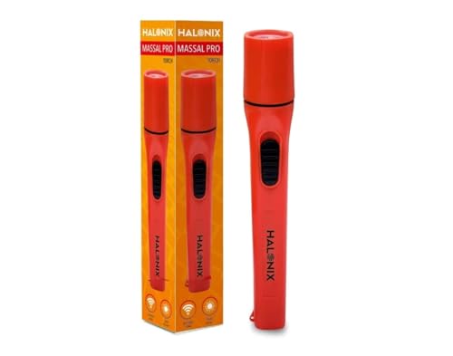 Halonix 1W Massal Pro Strong ABS Body Battery Powered LED Flashlight Torch