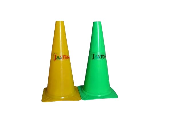 JAXTON Football Agility 12 Inches Space Training Marker Cones Scoooer Training, Cricket, Outdoor (13) 2