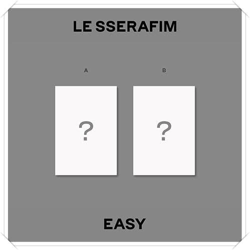 Dreamus Le SSERAFIM 3rd Mini Album Easy Weverse Albums B Unit ver