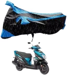 Two Wheeler Cover for Yamaha (Cygnus Ray ZR, Blue, Sky Black) | UV Ray Proof, Windproof, Bird Dropping Protection, Scratch Protection, All Weather Guard-image-28