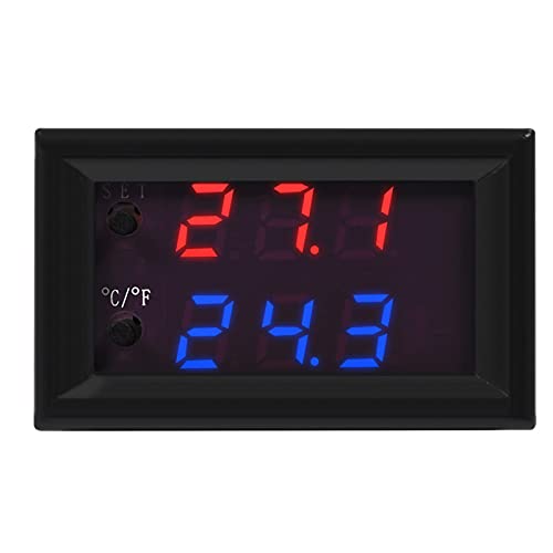 FTVOGUE Controlador de Temperatura del Interruptor de Termostato LED LED Digital XD -2048 - Rango Medición Temperatura Amplia y Protección Alta Ideal para el Aire Acondicionado (Termostato de