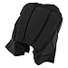 Drfeify Hip Protector Shorts, 3D Shock Absorbing EVA Foam Butt Pad Shorts Flat Seam Hip Protective Padded Gear for Skating Ski (XL)