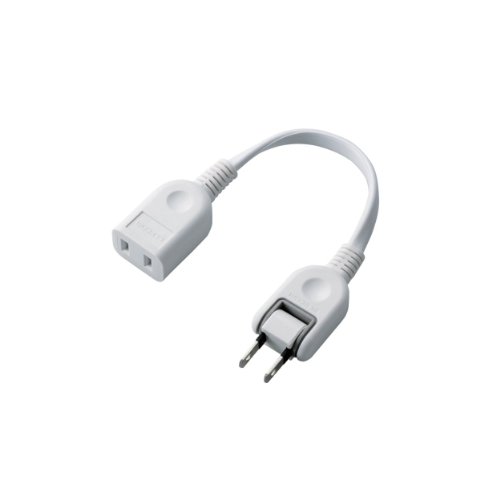 エレコム ACアダプタ用電源延長コード 0.1m ホワイト