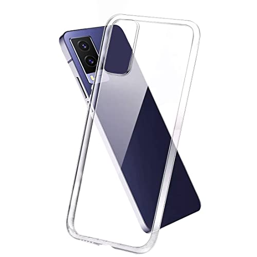 Image of Soft Back Case Cover Compatible with Compatible with Vivo V21e 5G, TPU