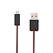 USB-auf-Micro-USB-Ladekabel/Draht für Beats von Dr. Dre - Ersatz-Ladekabel für Beats Studio 1, 2, 3 kabellose Kopfhörer, Solo Wireless - Pillen-Lautsprecher 1/2 - PowerBeats 2, 3 Kopfhörer rot