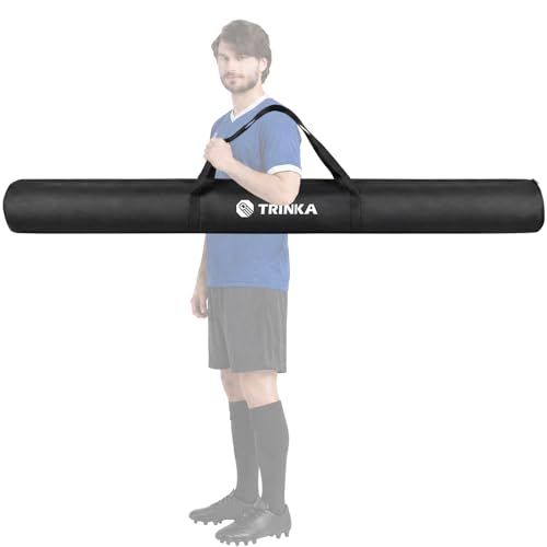 Portable Corner Flag Storage Bag 6.07ft x 7.87in Flag Pole Carry Bag with Full-Length Dual Zipper and Sturdy Handles 800D Oxford Fabric Storage Bags for Corner Flags Agility Poles Color Guard Flags