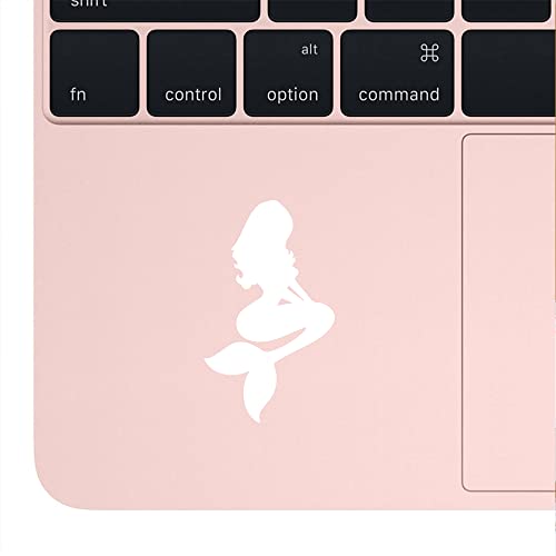 Image of Beautiful Mermaid 1 (White) (Set Of 2) Premium Waterproof Vinyl Decal Stickers For Laptop Phone Accessory Helmet Car Window Bumper Mug Tuber Cup Door Wall Decoration
