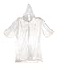 Clear Emergency Rain Poncho Coat Rainwear w/ Hood & Sleeve