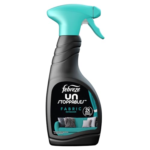Febreze Unstoppables Fabric Spray Fresh 500ml | Odour Eliminator & Long Lasting Freshness for Clothes, Upholstery, Bedding, Carpets, Curtains & Soft Furnishings | Fresh Scent Fabric Refresher