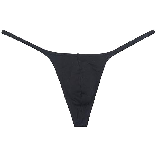 Men's Modal Mini Bikini G-string Thong Underwear Minimum Coverage Underpants Tiny Pouch T-back Sexy Male lingeries2