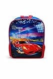 Mochila Infantil Carros de Costas Vermelha, Mochila Escolar Crianças 13L, Tema Carro Corrida, Leve 226g, Resistente, Ideal para Escola e Passeios