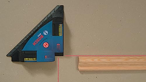 BOSCH GTL2 Laser Level Square, Includes Adhesive Mounting Strips