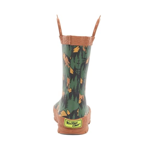 Image of Western Chief Kids Ladybug Rain Boot(Toddler /Little Kid /Big Kid) | Built for outdoor play, pull-on loops for self-dressing, comfort EVA insole, rubber traction outsole, toddler to big kid size
