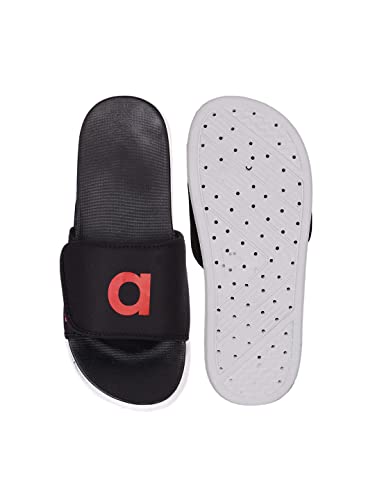 Image of AADI Men's Synthetic Leather Daily Casual Sliders /Flip Flop & Slippers