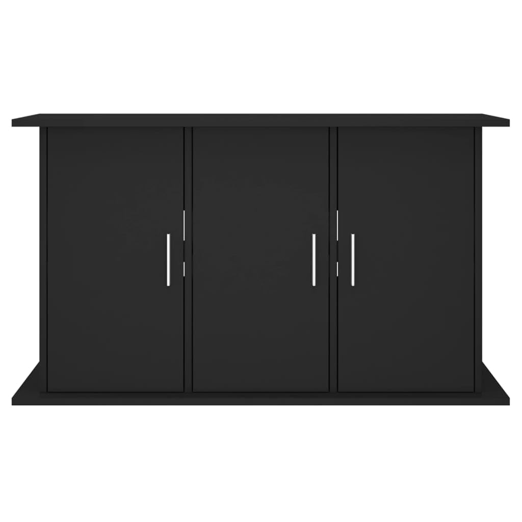Toshilian Meuble pour Aquarium, Support pour Aquarium Meuble pour Aquariophilie Support pour aquarium noir 101x41x58 cm bois d'ingénierie