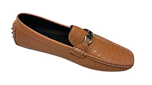 Mardini Men's Casual Shoe Loafer Italian Style Slip On (8 D(M), Tan)2