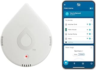 Moen 920-004 Flo Smart Water Leak Detector, 1-Pack, White