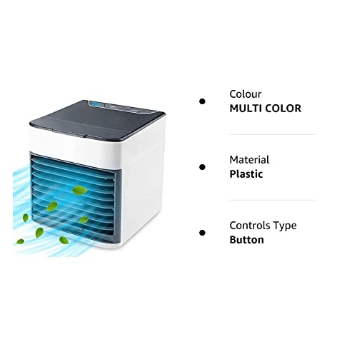 Mini Portable Air Cooler,Personal Space Cooler Easy to fill water and