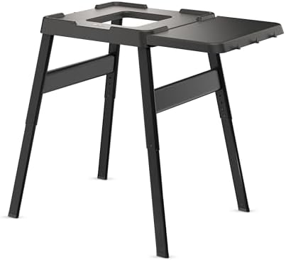 Ninja Woodfire soporte ajustable y mesa auxiliar, soporte para pa...